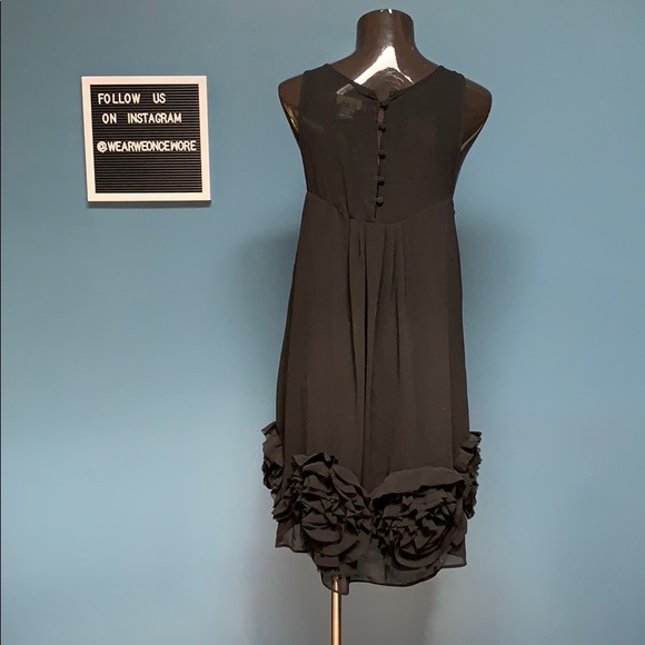 Sheer Black Shift/Babydoll Dress - Picture 3 of 4